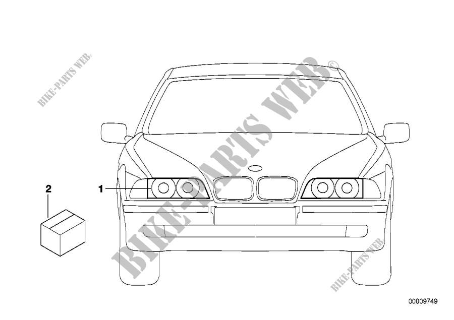 Kit de montage lumiere xenon pour BMW 730i