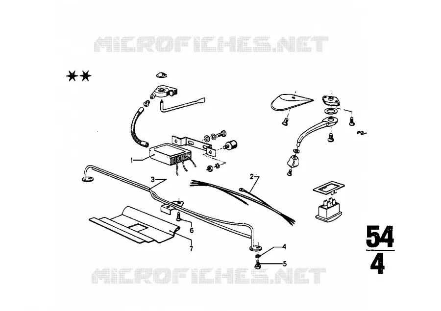 Moteur electrique de toit ouvrant BMW BMW CLASSIC 2.5CS-3.0CSL 1974 2.5CS M 2.5CS
