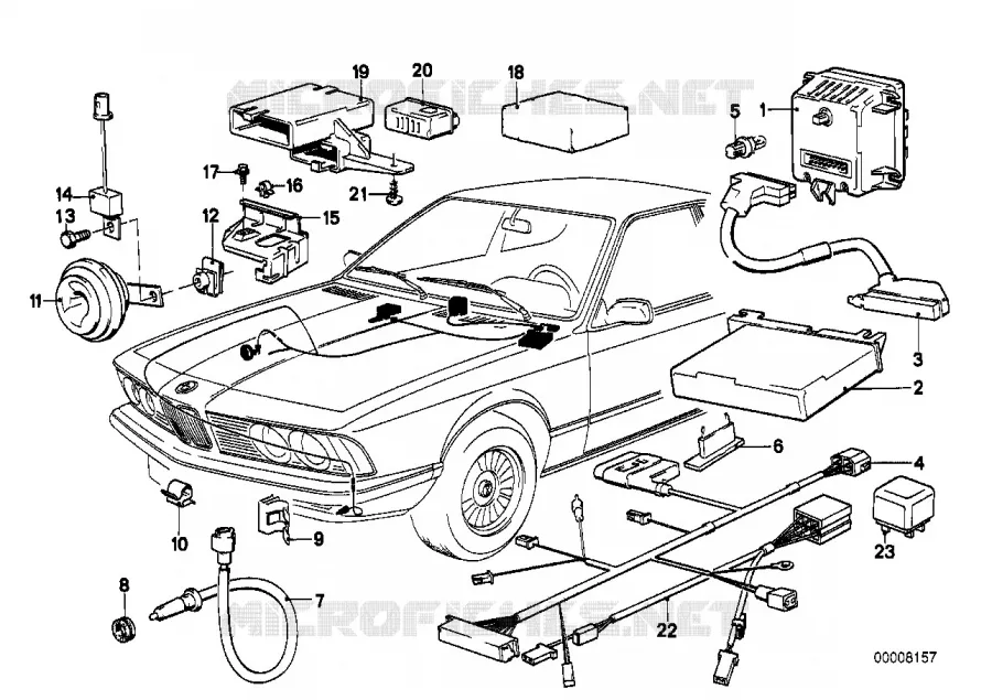 Ordinateur de bord BMW BMW Série 6 1982 628CSi A 628CSi