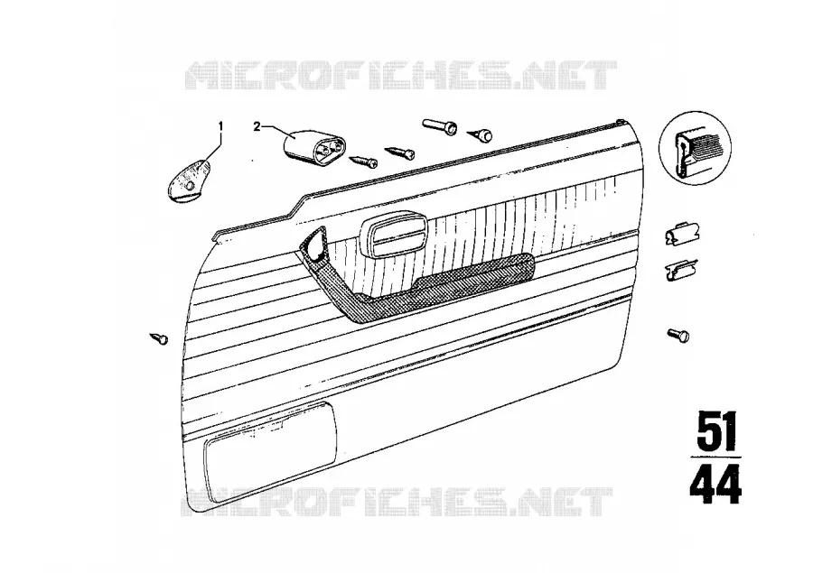 Piece dappui-bras BMW BMW CLASSIC 2.5CS-3.0CSL 1973 3.0CS A 3.0CS