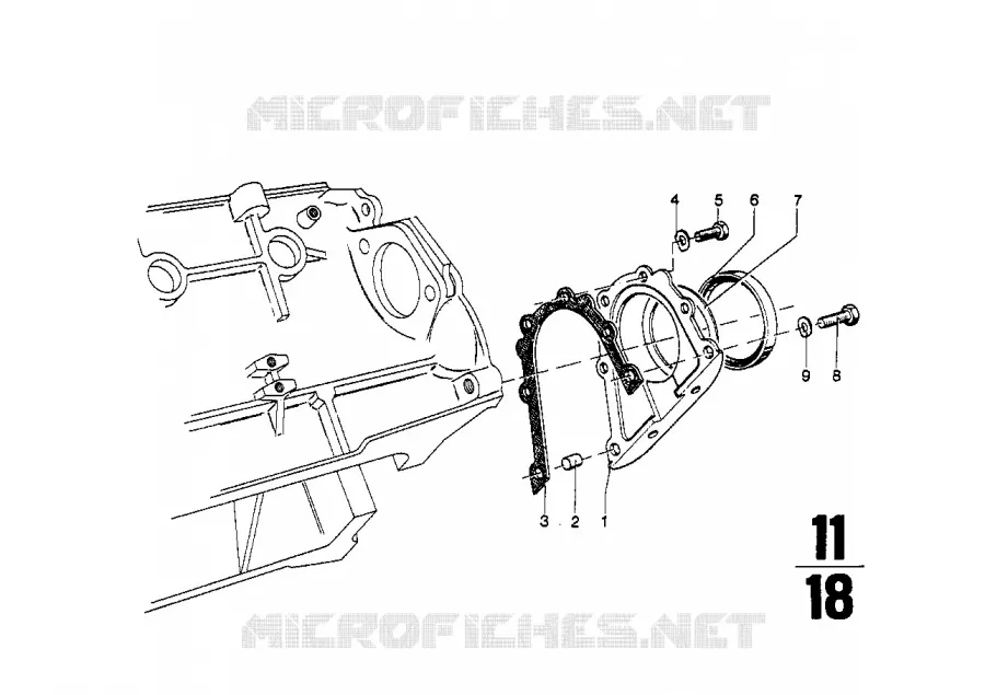 Pièces de bloc-moteur BMW BMW CLASSIC 1500-2000CS 1969 2000tilux M 2000tilux