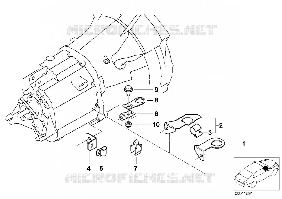 Pieces de bv / support sonde lambda BMW BMW Série 3 2003 316i N 316i