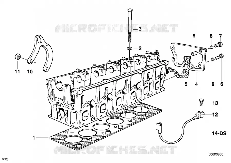 Pièces de culasse BMW BMW Série 8 1992 850CSi M 850CSi