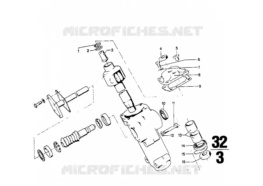 Pieces de mecanisme de direction BMW BMW CLASSIC 1500-2000CS 1969 1800 A 1800