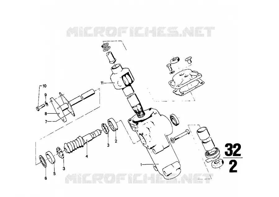 Pieces de mecanisme de direction BMW BMW CLASSIC 1502-2002tii 1975 1502 M 1502