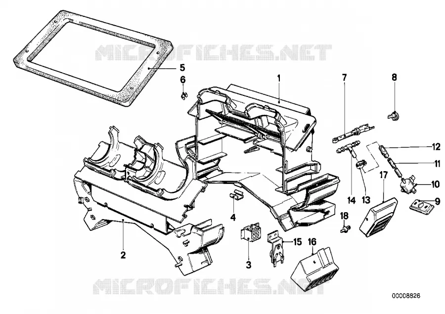 Pieces de systeme de chauffage BMW BMW Série 6 1977 635CSi M 635CSi