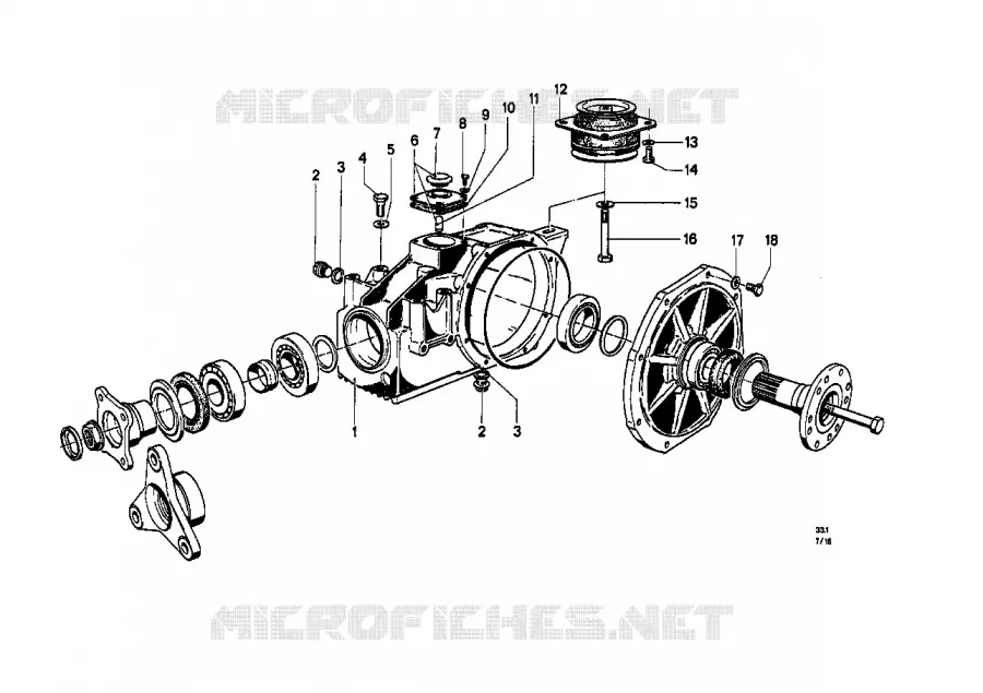 Pièces pour pont arrière BMW BMW CLASSIC 1500-2000CS 1965 2000CS M 2000CS