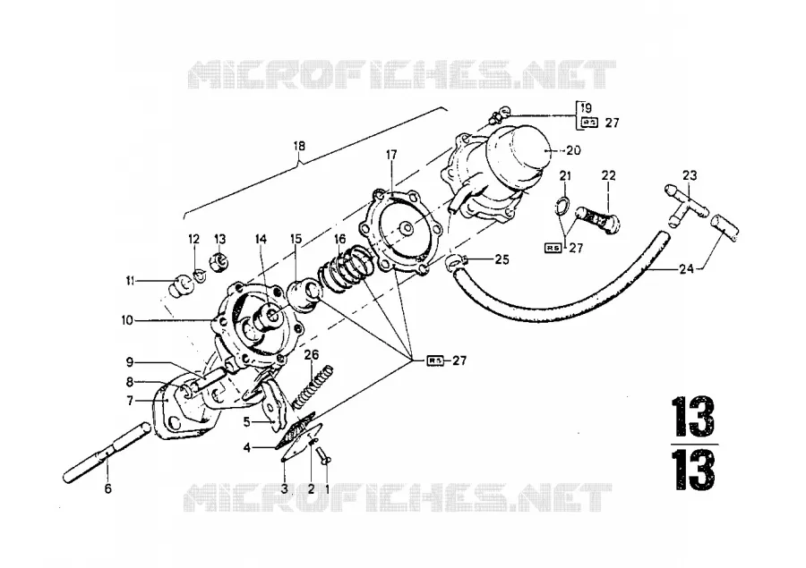 Pompe a carburant BMW BMW CLASSIC 2.5CS-3.0CSL 1968 2800CS M 2800CS