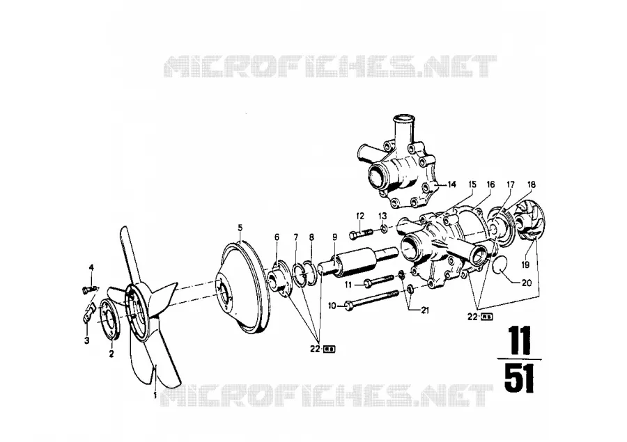 Pompe a eau BMW BMW CLASSIC 1502-2002tii 1971 2000 A 2000