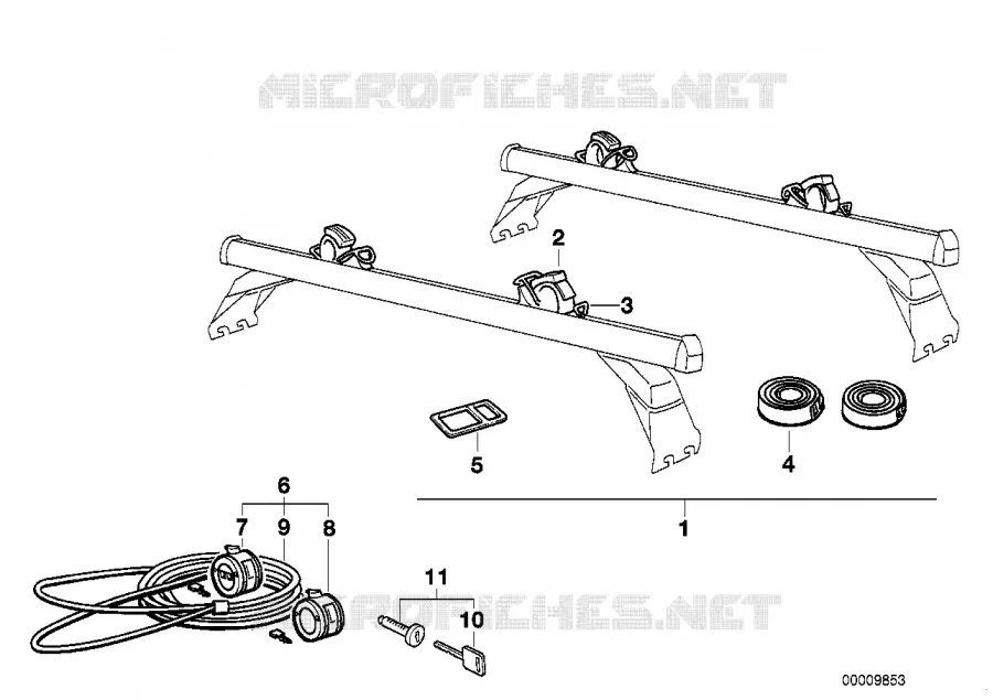 Porte surfboard BMW BMW Série 7 2000 735Li A 735Li