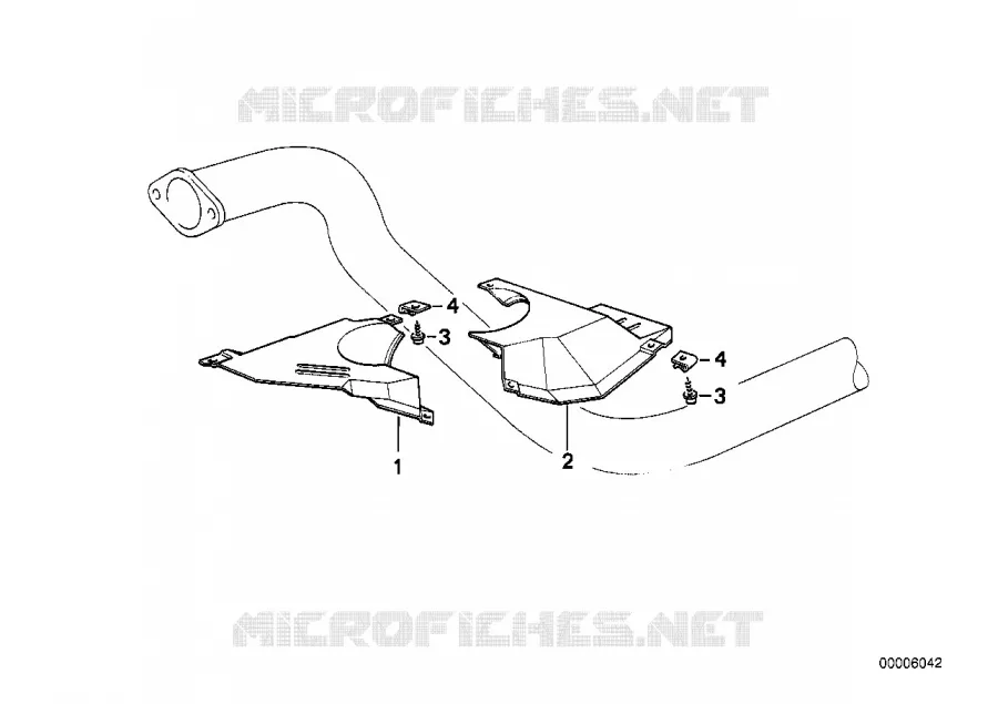 Protection de système déchappement BMW BMW Série 5 1990 525tds A 525tds