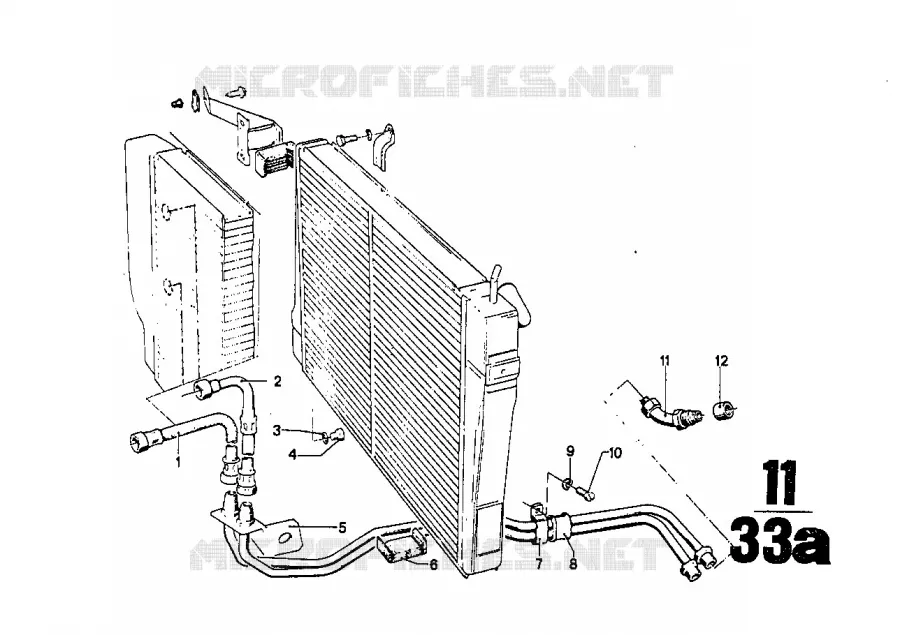 Refroidissement dhuile de boite BMW BMW CLASSIC 2.5CS-3.0CSL 1969 2800CS A 2800CS