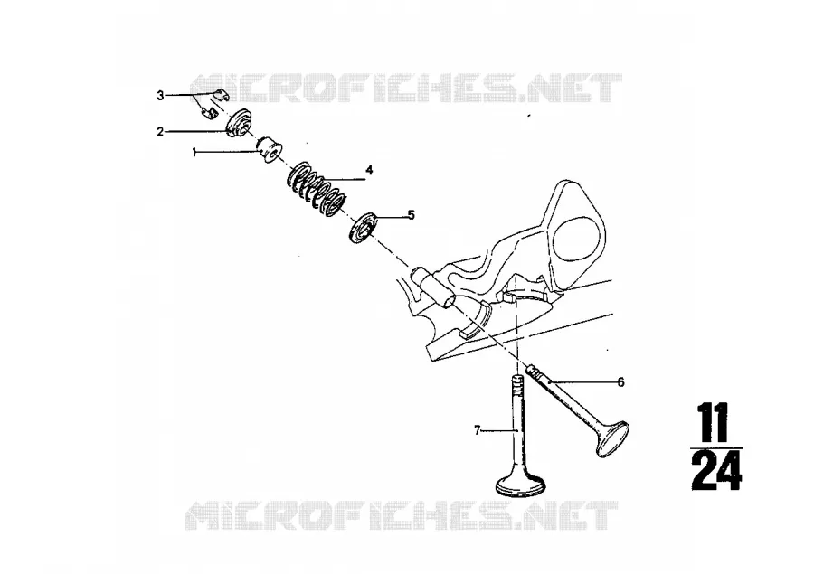 Soupape BMW BMW CLASSIC 2500-3.3Li 1971 2500 A 2500