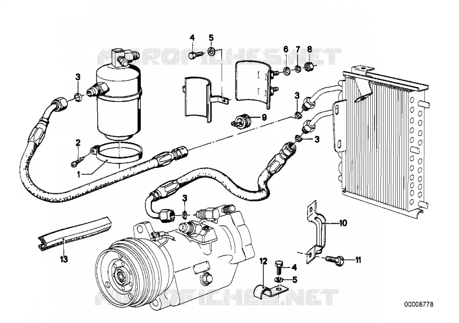 Support de fixation BMW BMW Série 5 1972 520 M 520