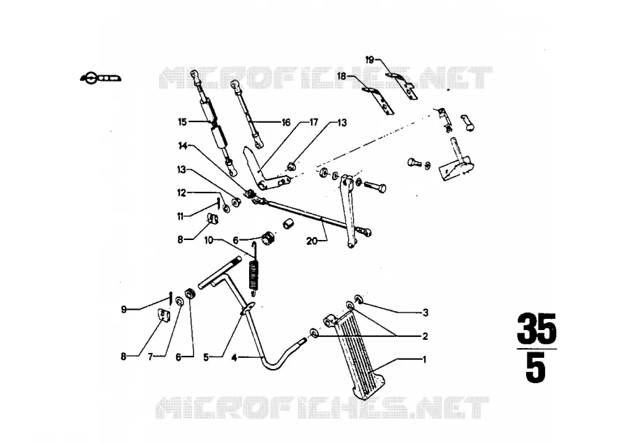 Support du pedalier BMW BMW CLASSIC 2.5CS-3.0CSL 1968 2800CS M 2800CS