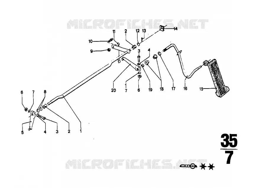 Support du pedalier BMW BMW CLASSIC 2.5CS-3.0CSL 1971 3.0CS A 3.0CS