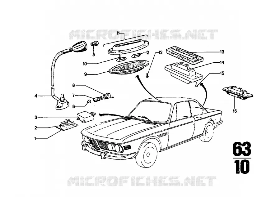 Témoins divers BMW BMW CLASSIC 2.5CS-3.0CSL 1974 2.5CS A 2.5CS