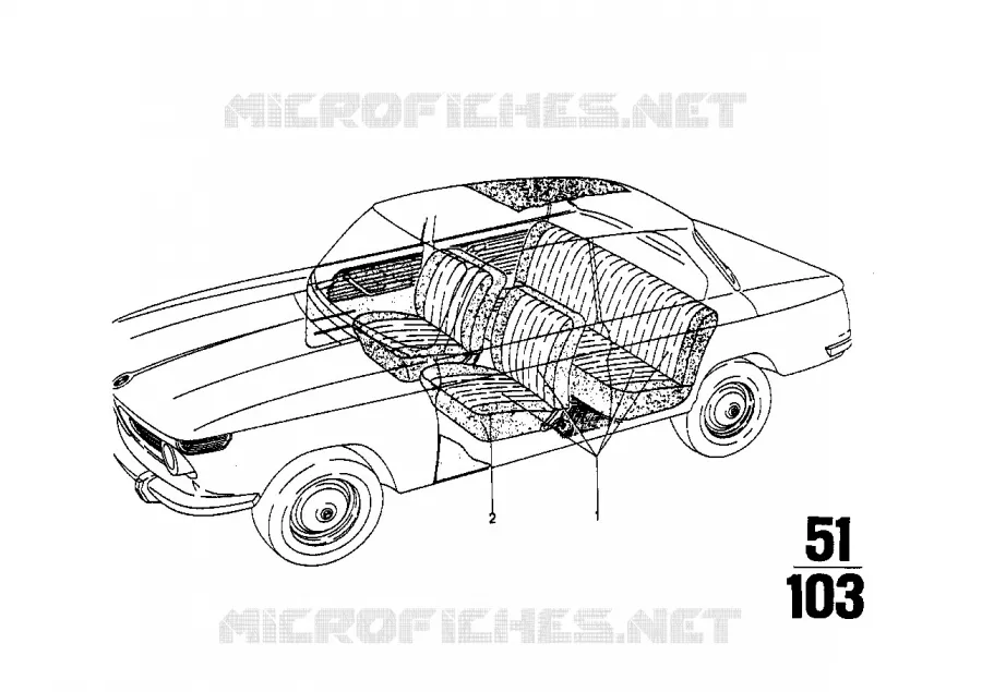 Tissu au metre BMW BMW CLASSIC 1500-2000CS 1969 2000 M 2000