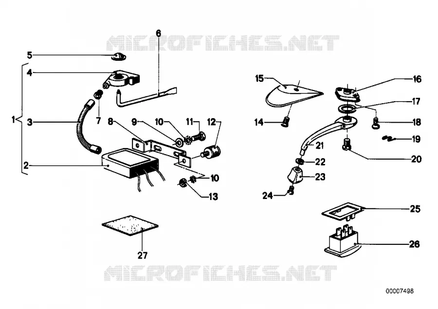 Toit ouvrant commande BMW BMW Série 5 1973 525 M 525