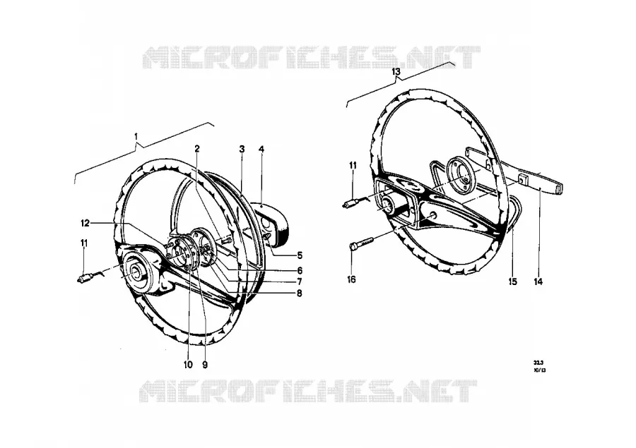 Volant de direction BMW BMW CLASSIC 1500-2000CS 1966 1800 M 1800