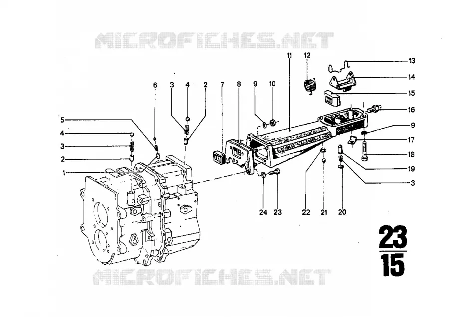 ZF s5-16 carter+pieces a monter BMW BMW CLASSIC 2.5CS-3.0CSL 1973 3.0CS A 3.0CS