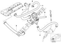 Carter cylindres Reniflard/Deshuileur pour BMW 730Li