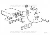 Emetteur dimpulsion/pieces fixation DME pour BMW 325e