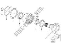 Fixat.bride de transm/anneau de garnitur pour BMW 520i