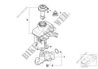 Maitre cylindre de frein/vase dexp. pour BMW 735Li