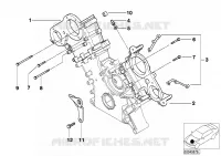 Partie sup. de carter de distribution pour BMW Z8