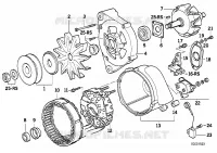 Pièces dalternateur 115A pour BMW M5 3.6