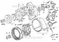 Pièces dalternateur 140A pour BMW M5 3.6
