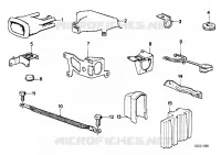 Pièces de fixation de faisceau de câbles pour BMW 520i
