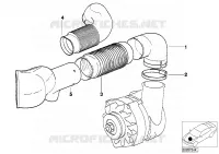 Refroidissement dalternateur pour BMW M5 3.6