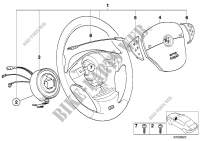 Volant sport M airbag multifonctions pour BMW 735iL