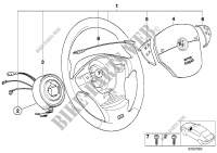 Volant sport M airbag multifonctions pour BMW 740iL