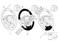 Volant sport M indiv.airbag smart SA 710 pour BMW 735iL