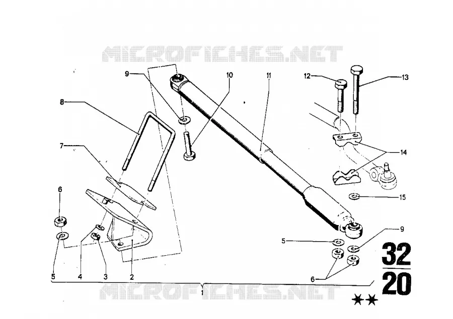 Amortisseur de direction BMW BMW CLASSIC 2500-3.3Li 1971 2500 M 2500