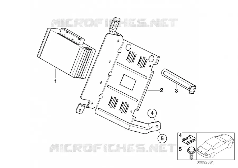 Amplificateur/support BMW BMW Série 7 2001 735Li A 735Li