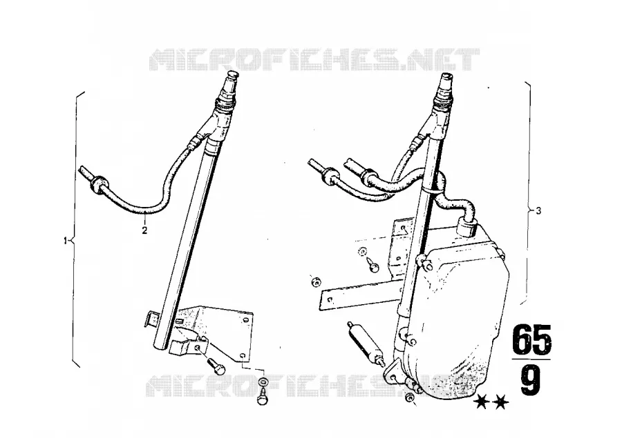 Antenne BMW BMW CLASSIC 2500-3.3Li 1975 3.3Li A 3.3Li