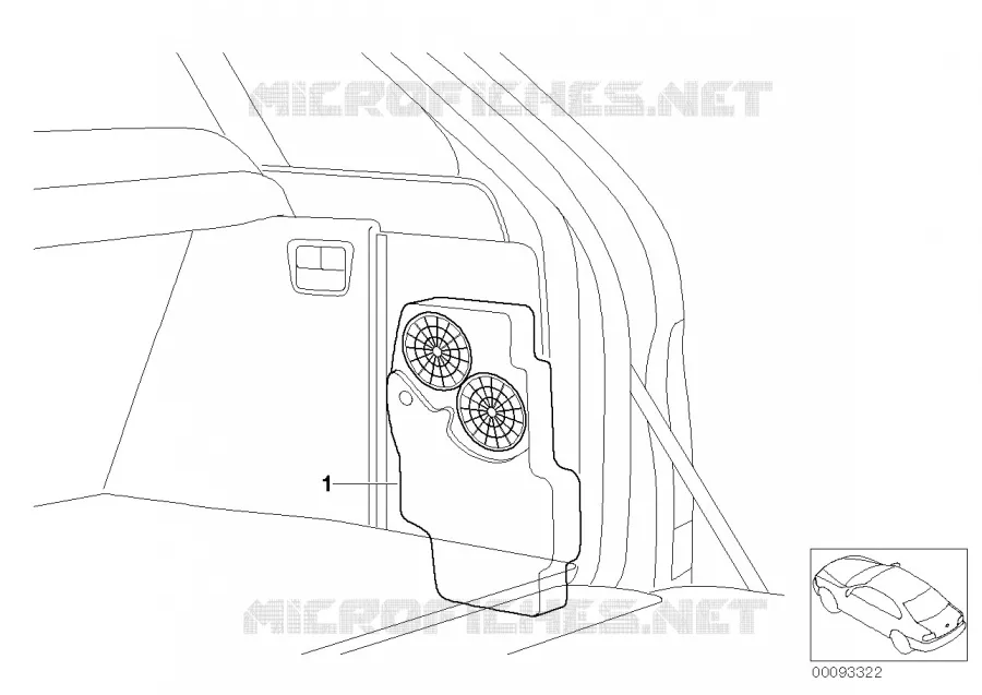 BMW Subwoofer BMW BMW X5 2000 X5 3.0d N X5 3.0d