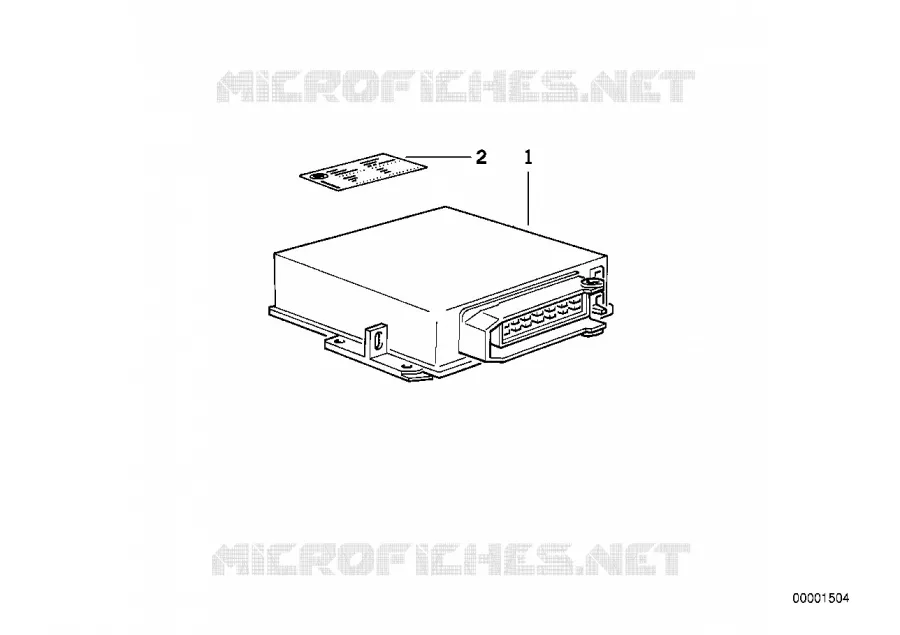 Boîtier DME non codé BMW BMW Série 3 1987 320i M 320i