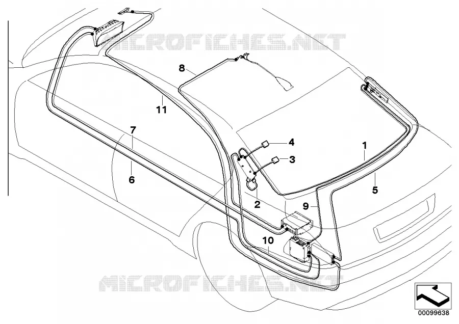 Câble dantenne, Audio/Video BMW BMW Série 7 2005 760Li A 760Li