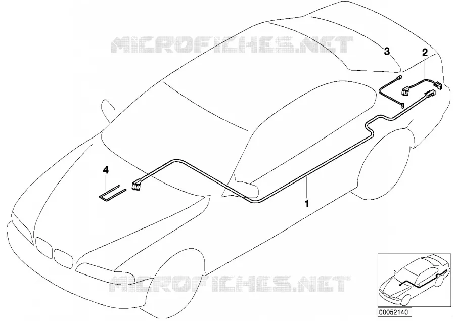 Câble de connection de changeur-CD BMW BMW Série 5 1998 M5 M M5