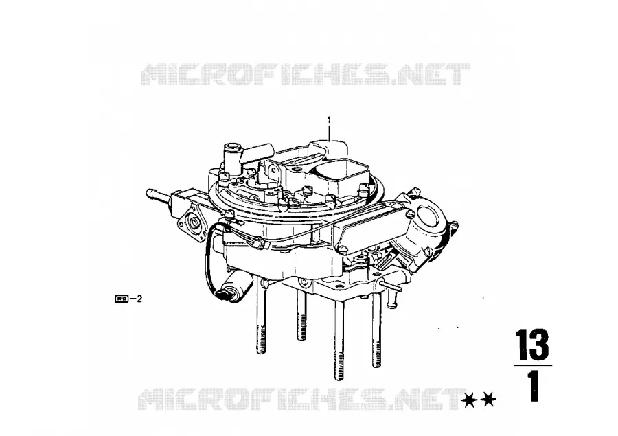 Carburateur BMW BMW CLASSIC 2500-3.3Li 1971 2500 A 2500