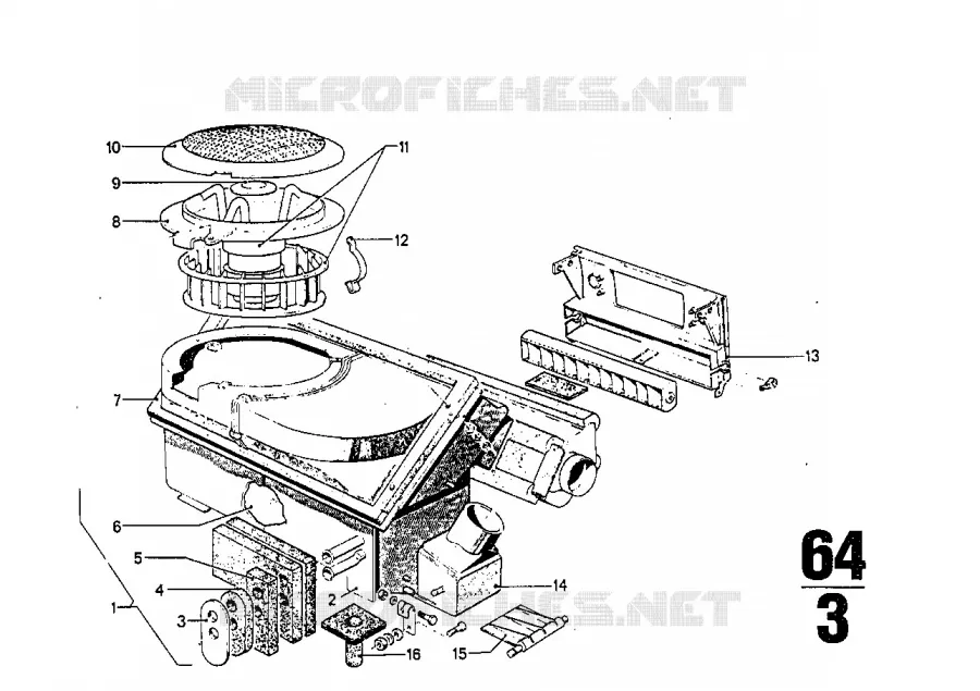 Chauffage BMW BMW CLASSIC 2500-3.3Li 1971 3.0Si M 3.0Si