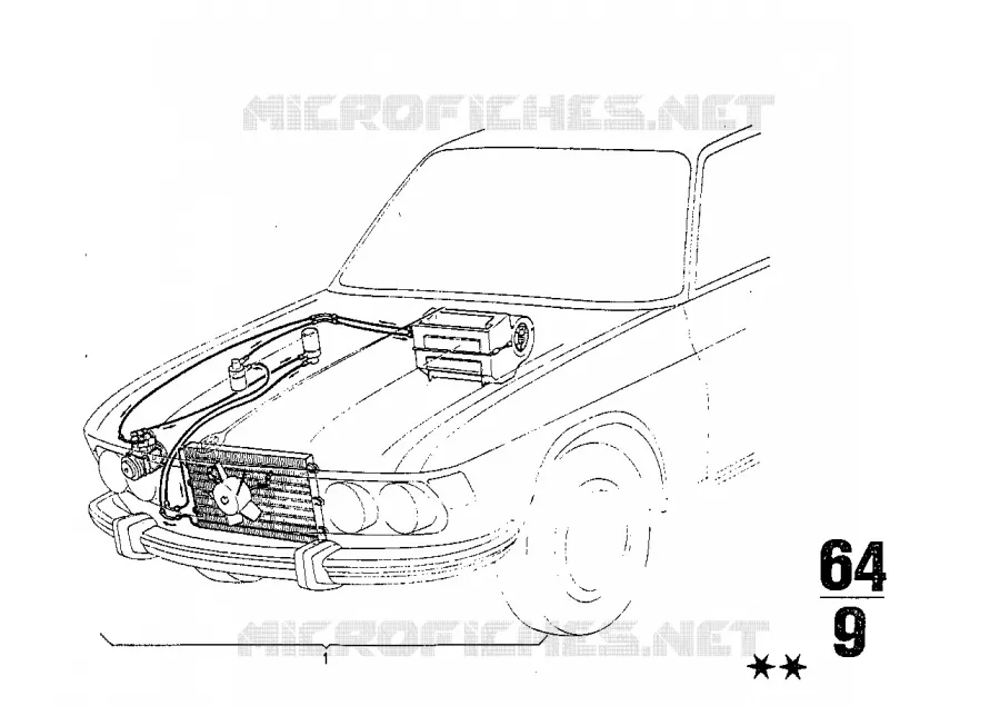 Climatiseur BMW BMW CLASSIC 2500-3.3Li 1969 2800 A 2800