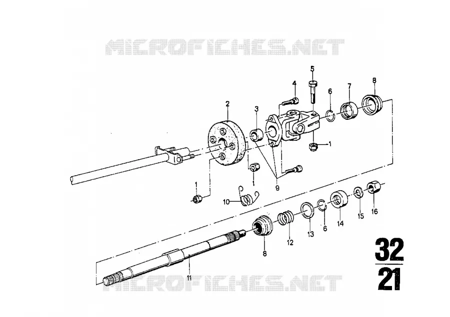 Colonne de direction BMW BMW CLASSIC 2500-3.3Li 1968 2500 M 2500