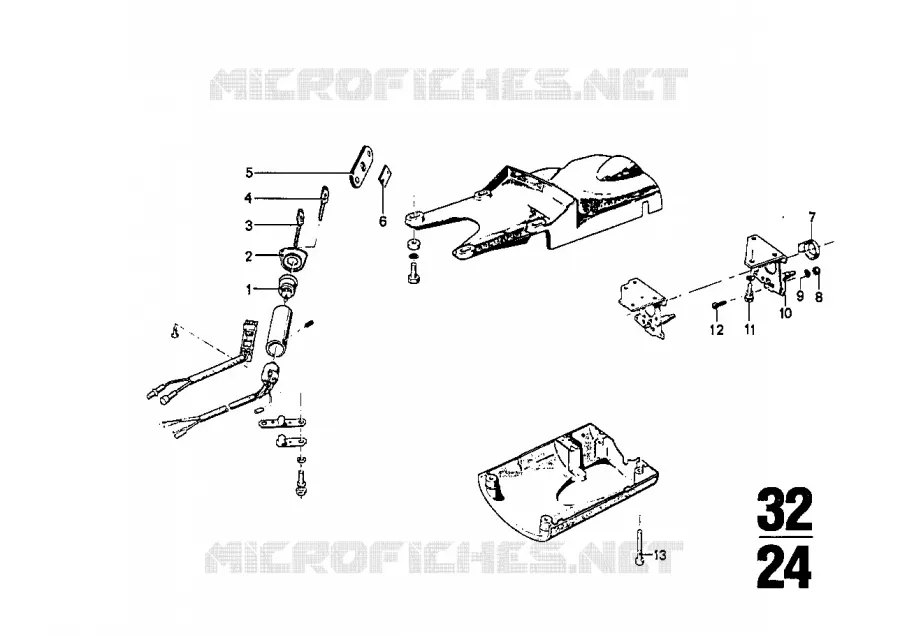 Colonne de direction BMW BMW CLASSIC 2500-3.3Li 1973 3.0S M 3.0S