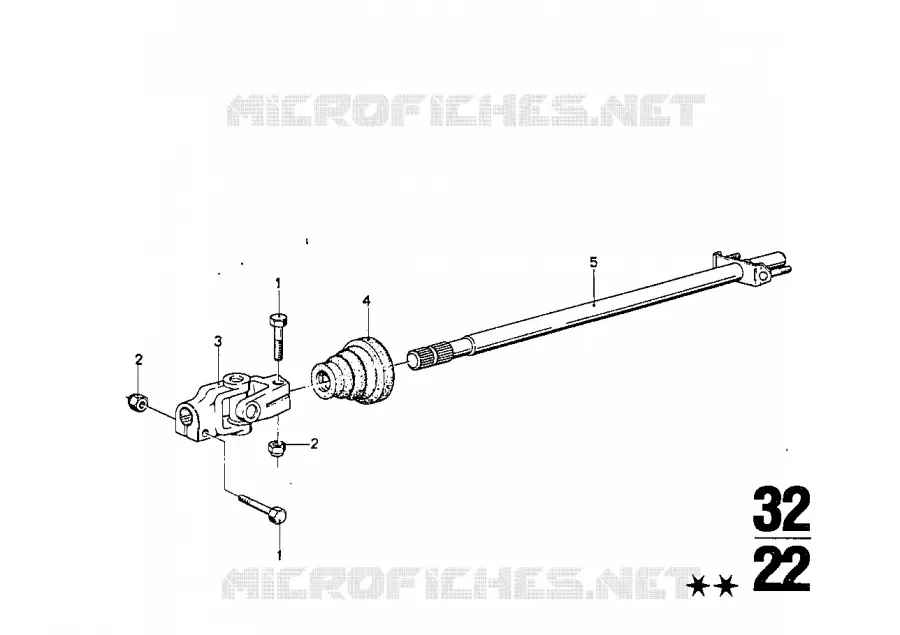 Colonne de direction BMW BMW CLASSIC 2500-3.3Li 1975 3.0Si A 3.0Si